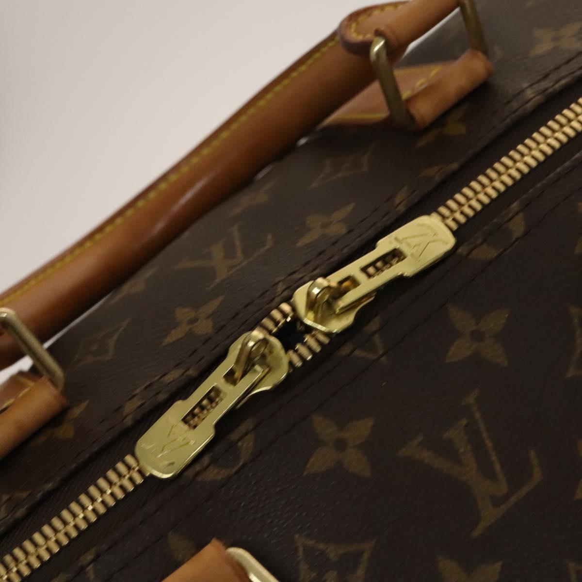 LOUIS VUITTON Monogram Keepall 55 Boston Bag M41424 LV Auth 137089