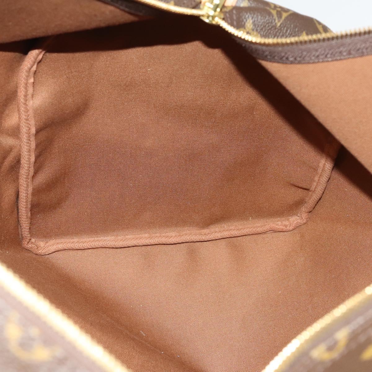 LOUIS VUITTON Monogram Keepall 55 Boston Bag M41424 LV Auth 137089