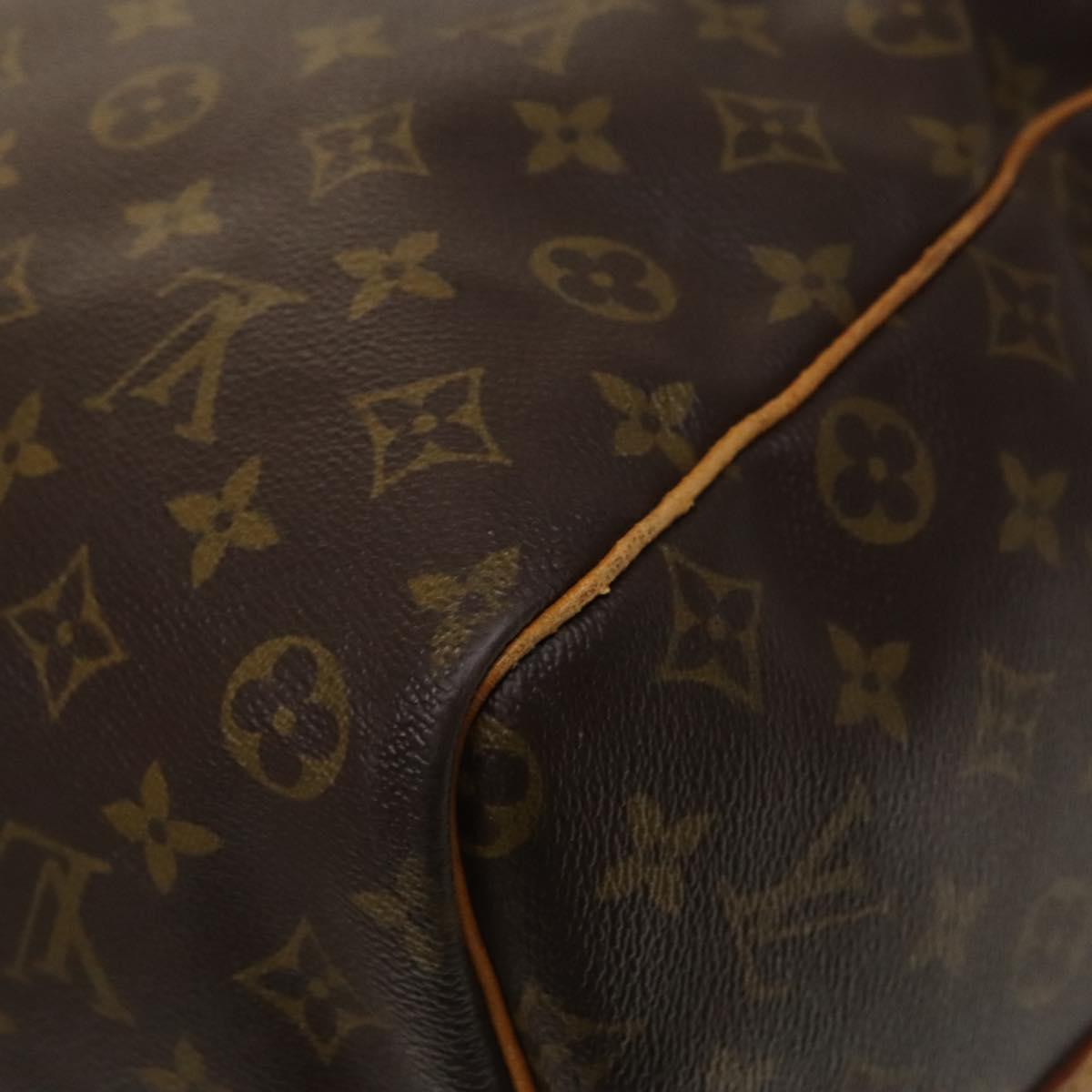 LOUIS VUITTON Monogram Keepall Bandouliere 60 Boston Bag M41412 LV Auth 137098