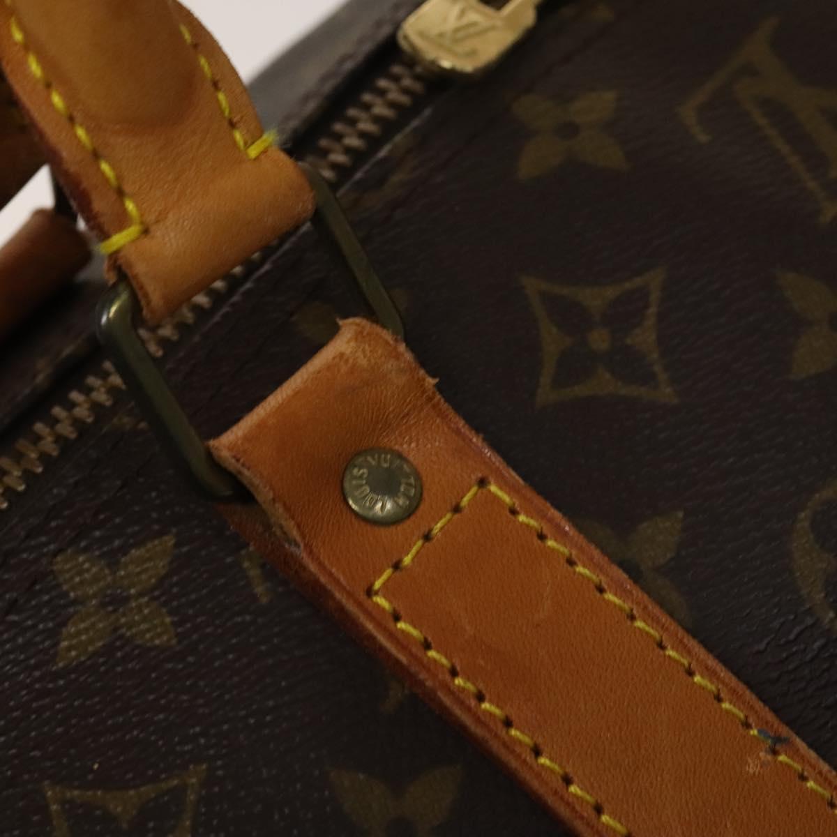 LOUIS VUITTON Monogram Keepall Bandouliere 60 Boston Bag M41412 LV Auth 137098