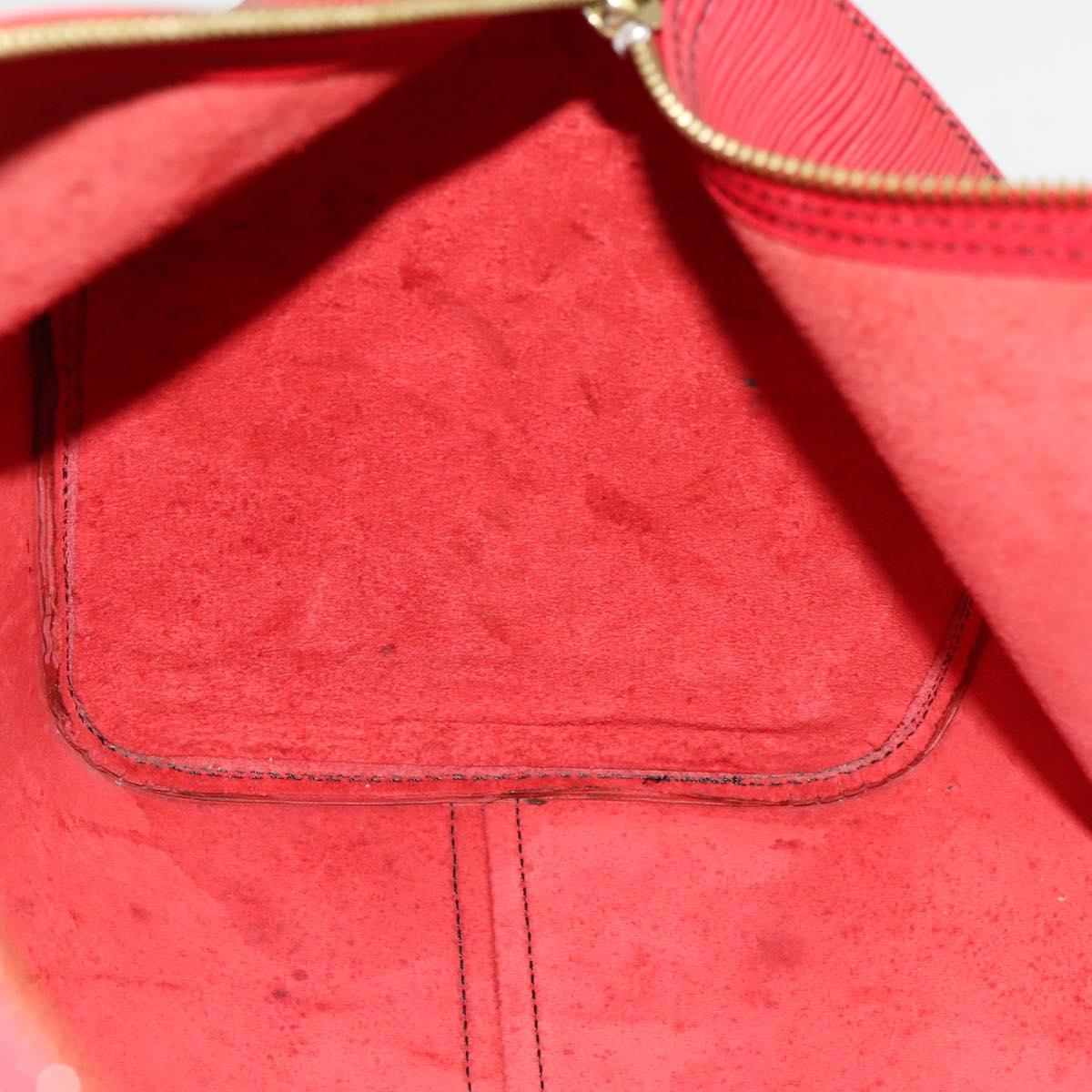 LOUIS VUITTON Epi Keepall 45 Boston Bag Red M42977 LV Auth 137106