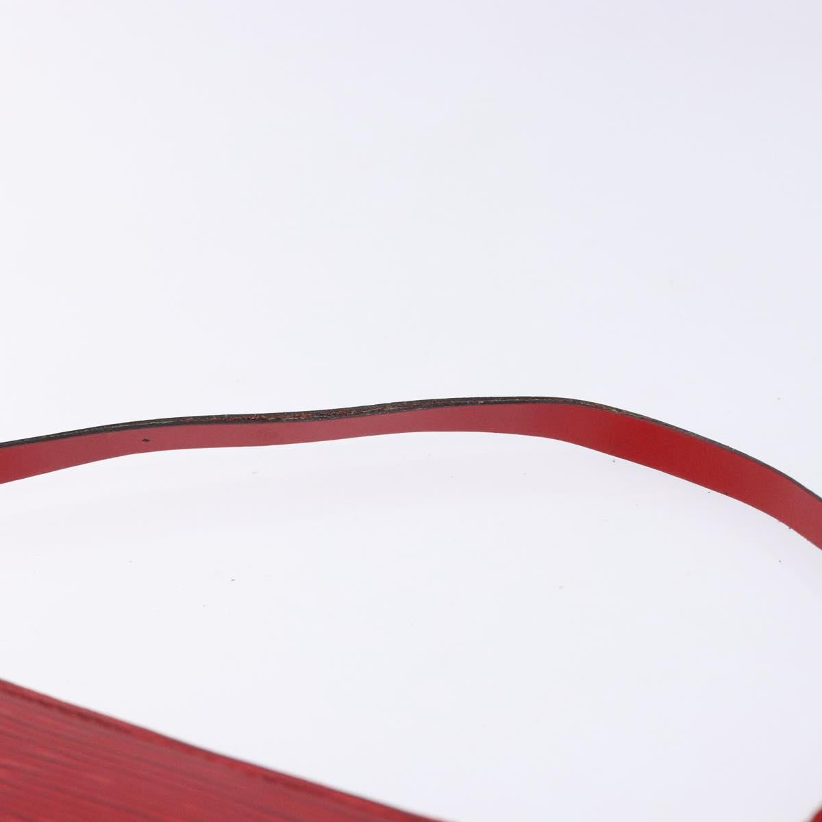 LOUIS VUITTON Epi Pochette Accessoires Pouch Red M52947 LV Auth 137108