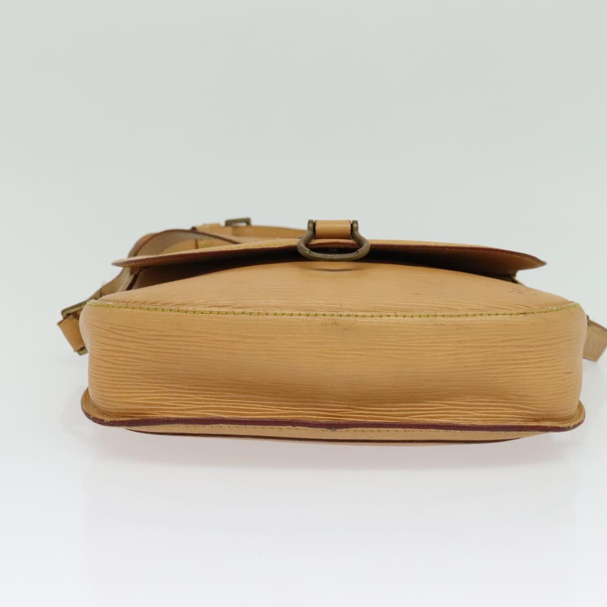 LOUIS VUITTON Epi Saint Cloud GM Shoulder Bag Beige M52196 LV Auth 137110
