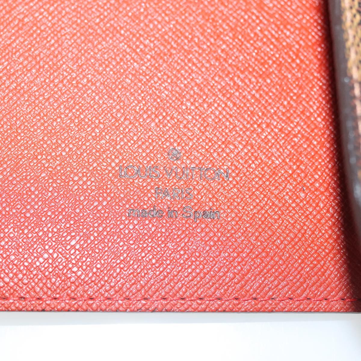 LOUIS VUITTON Damier Ebene CD Case LV Auth 137117