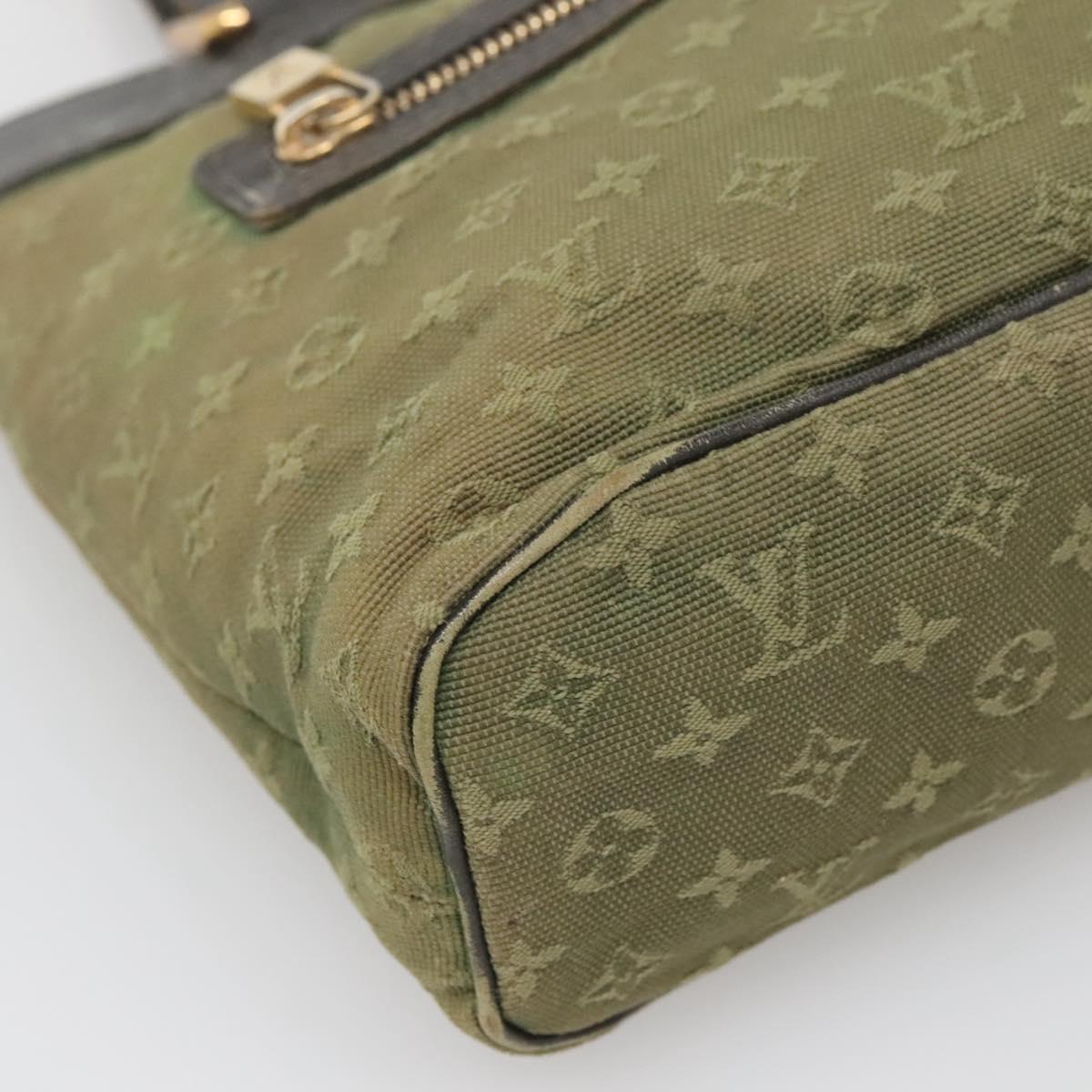 LOUIS VUITTON Monogram Mini Lucille PM Hand Bag TST Khaki M92682 LV Auth 137120
