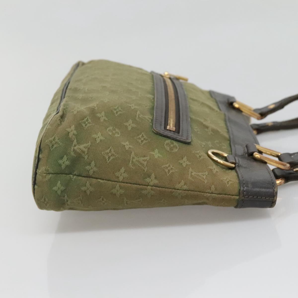LOUIS VUITTON Monogram Mini Lucille PM Hand Bag TST Khaki M92682 LV Auth 137120