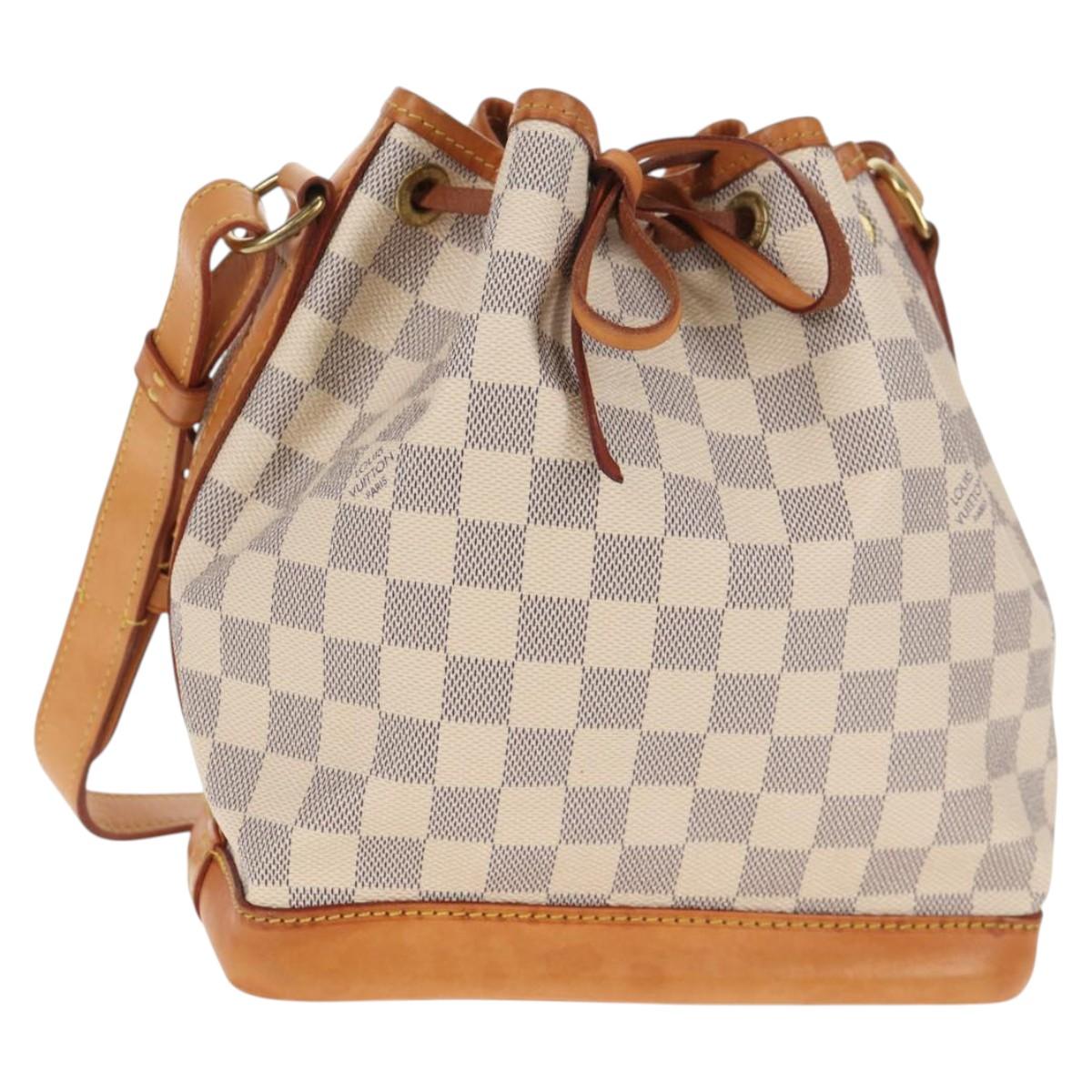 LOUIS VUITTON Damier Azur Noe BB Shoulder Bag N41220 LV Auth 137146V