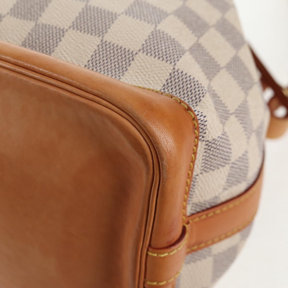 LOUIS VUITTON Damier Azur Noe BB Shoulder Bag N41220 LV Auth 137146V