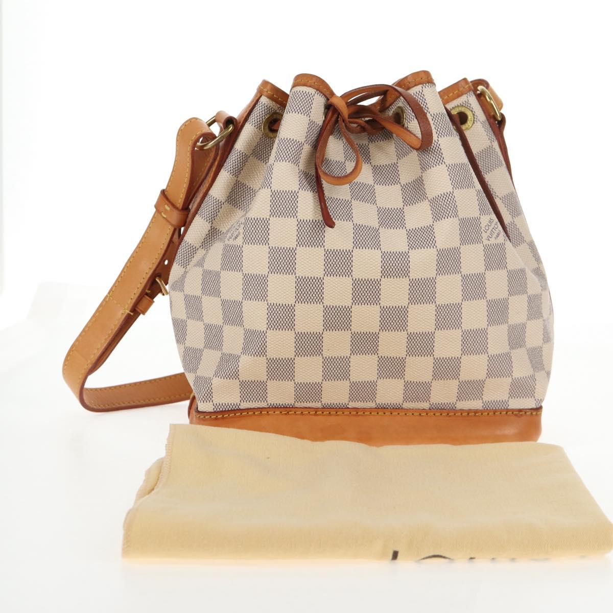 LOUIS VUITTON Damier Azur Noe BB Shoulder Bag N41220 LV Auth 137146V
