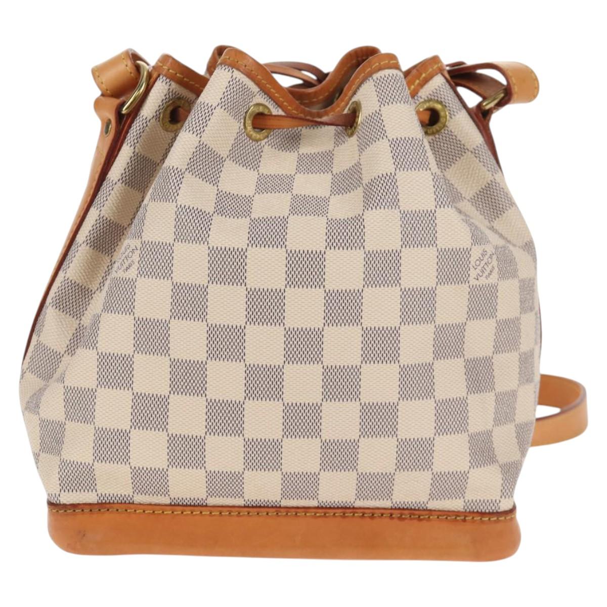 LOUIS VUITTON Damier Azur Noe BB Shoulder Bag N41220 LV Auth 137146V