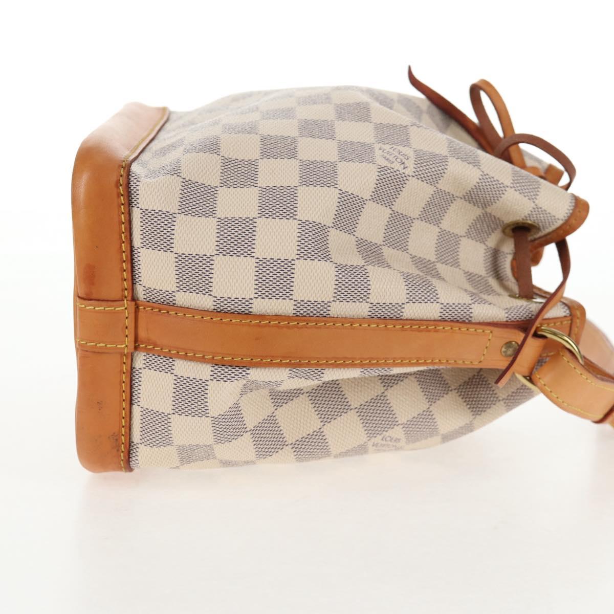 LOUIS VUITTON Damier Azur Noe BB Shoulder Bag N41220 LV Auth 137146V