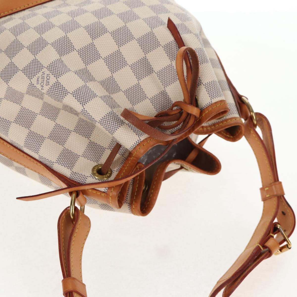 LOUIS VUITTON Damier Azur Noe BB Shoulder Bag N41220 LV Auth 137146V