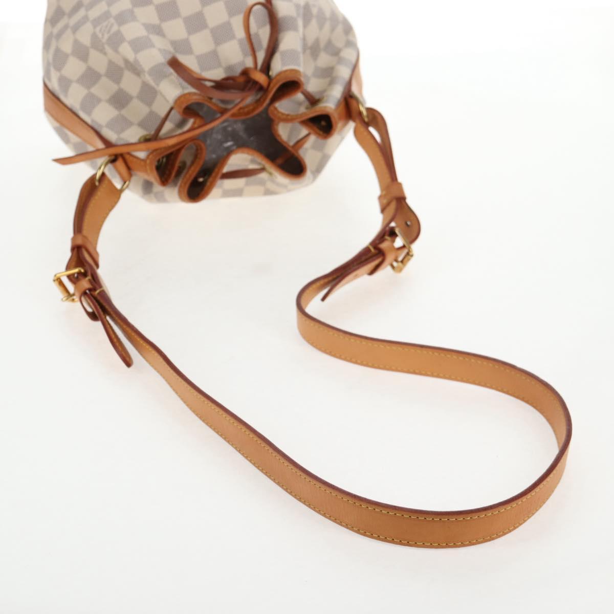LOUIS VUITTON Damier Azur Noe BB Shoulder Bag N41220 LV Auth 137146V