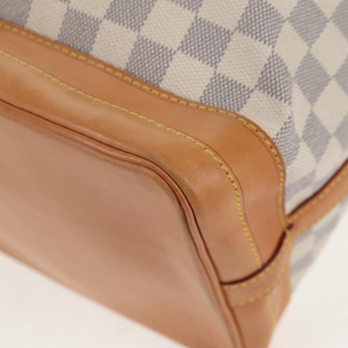 LOUIS VUITTON Damier Azur Noe Shoulder Bag N42222 LV Auth 137147V