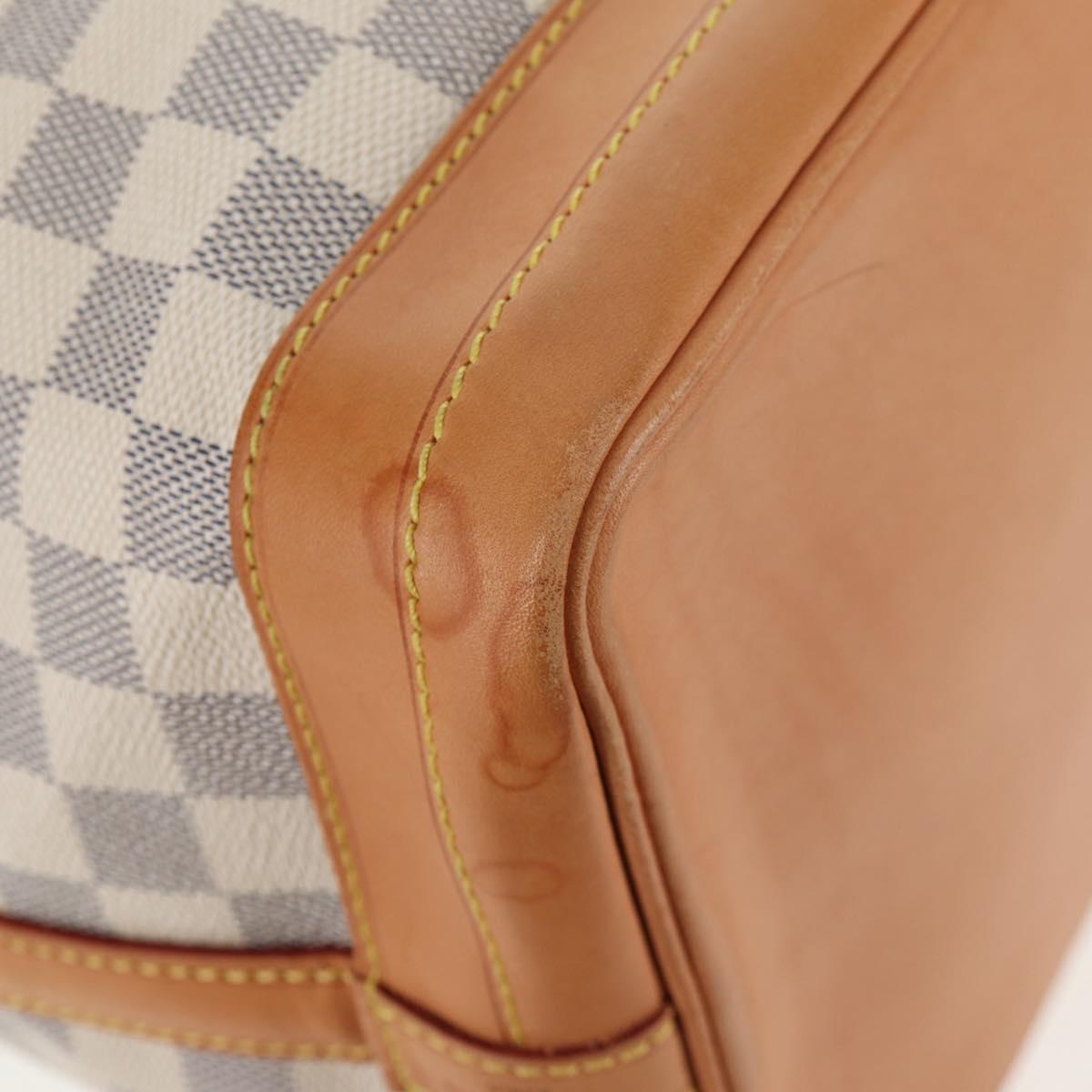 LOUIS VUITTON Damier Azur Noe Shoulder Bag N42222 LV Auth 137147V