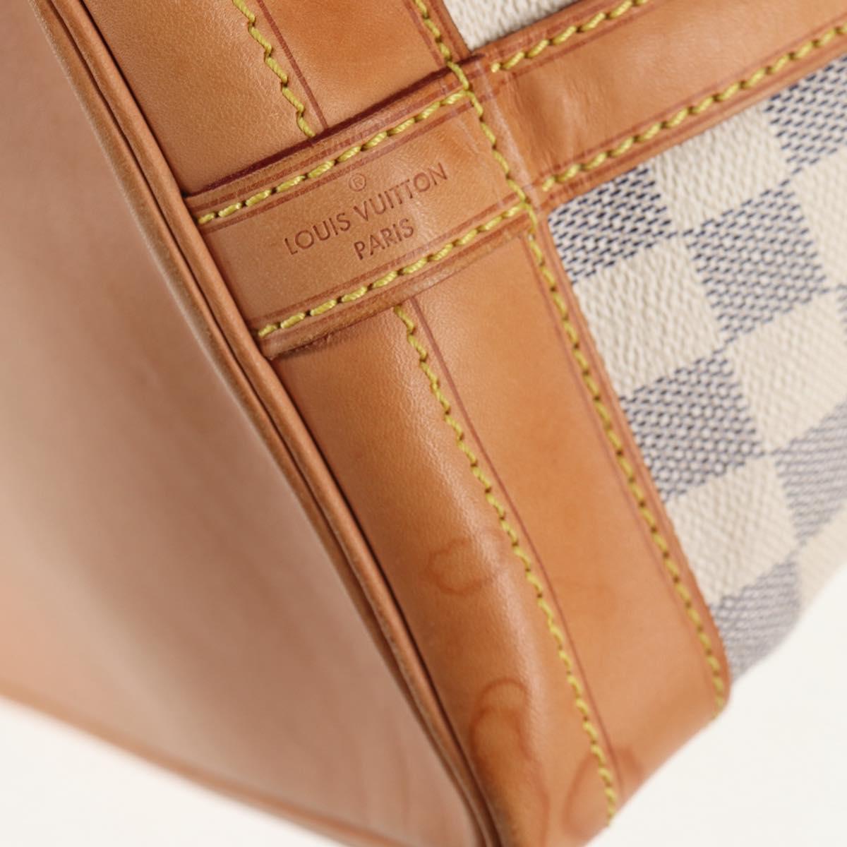 LOUIS VUITTON Damier Azur Noe Shoulder Bag N42222 LV Auth 137147A