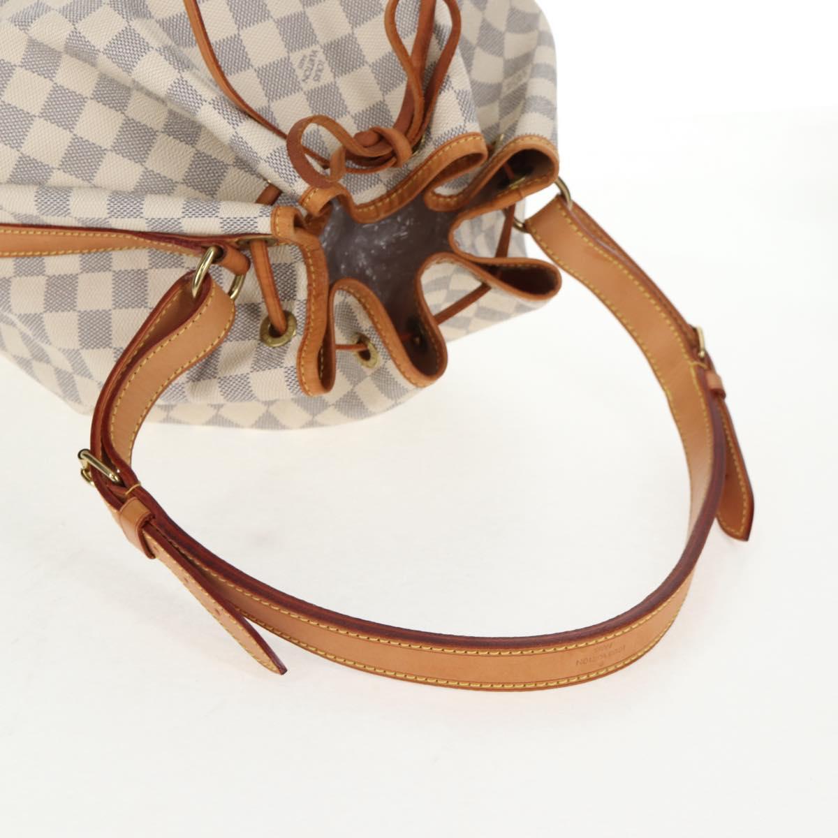 LOUIS VUITTON Damier Azur Noe Shoulder Bag N42222 LV Auth 137147V