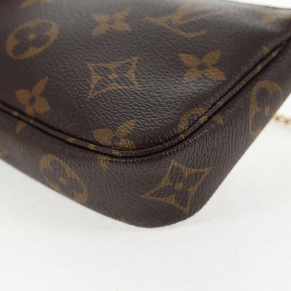 LOUIS VUITTON Monogram Vivienne Mini Pochette Accessoires M69752 LV Auth 137149M
