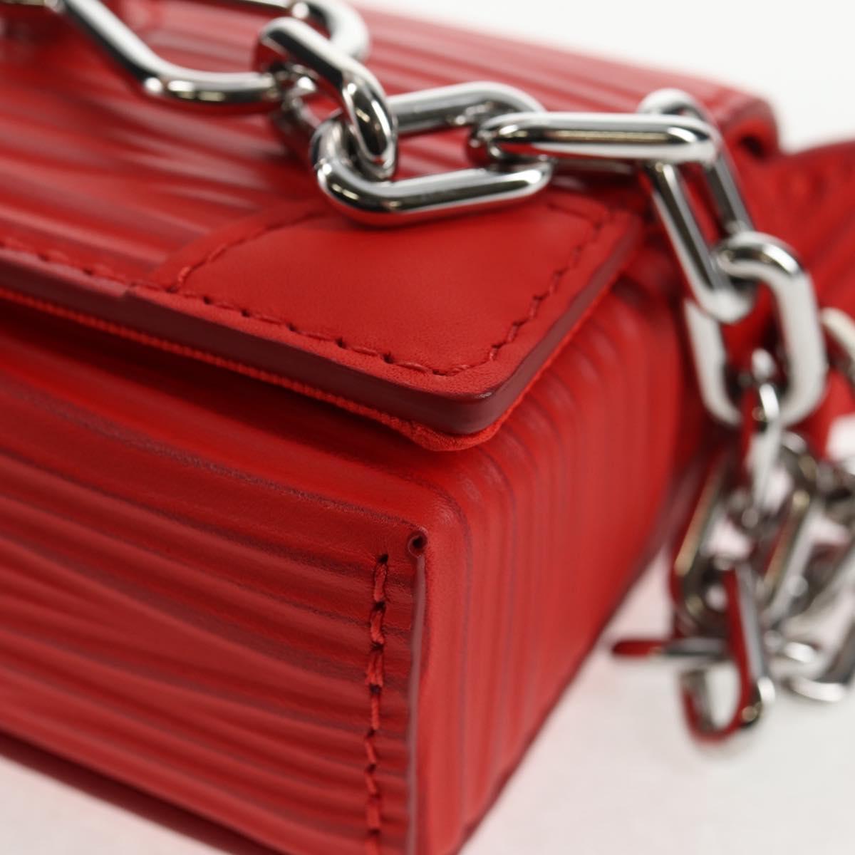 LOUIS VUITTON Micro Steamer Shoulder Bag Leather Red M23837 LV Auth 137151M