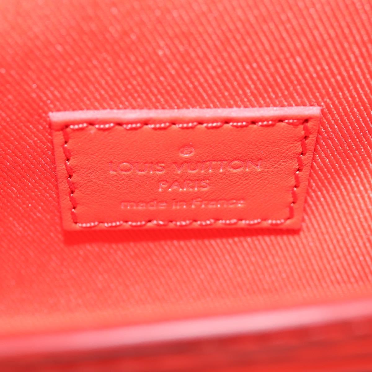 LOUIS VUITTON Micro Steamer Shoulder Bag Leather Red M23837 LV Auth 137151SM