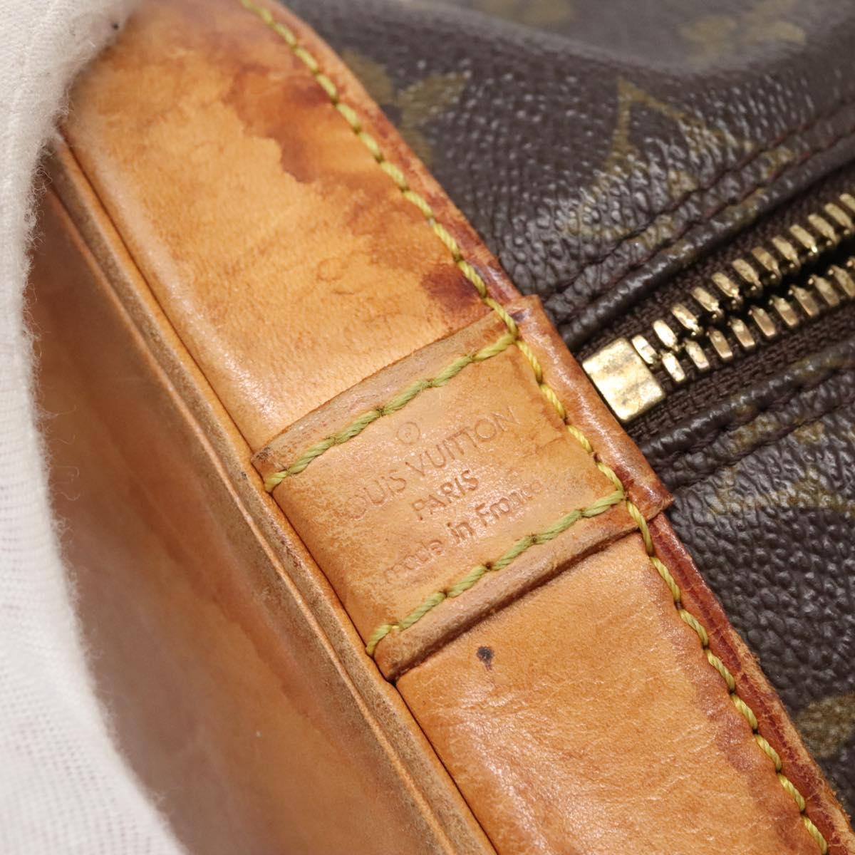 LOUIS VUITTON Monogram Alma Hand Bag M51130 LV Auth 137194