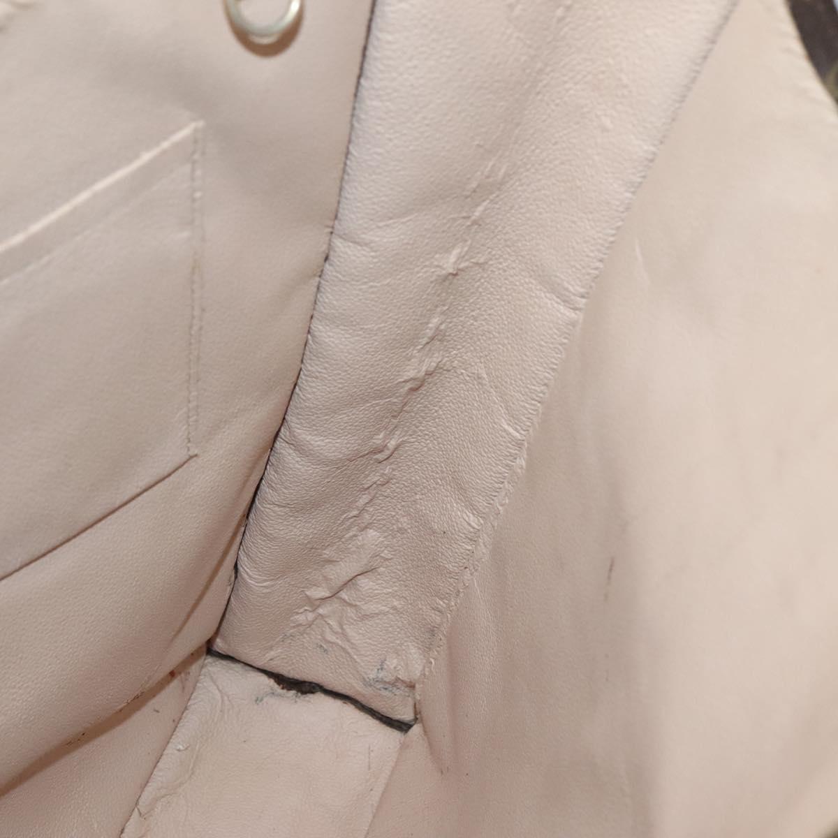 LOUIS VUITTON Monogram Sac Plat Hand Bag M51140 LV Auth 137197