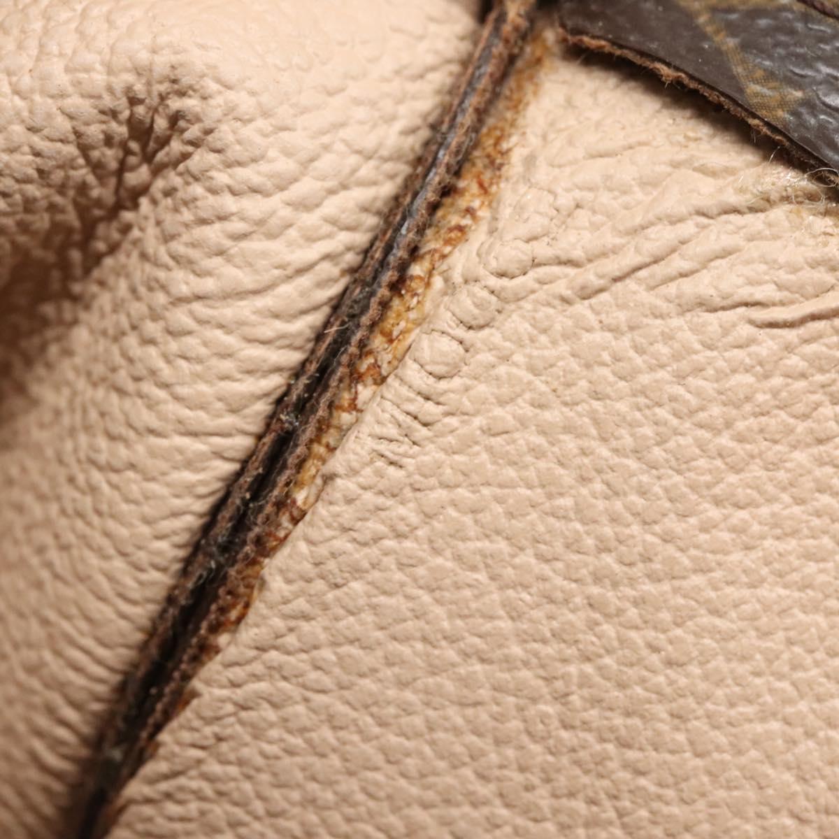 LOUIS VUITTON Monogram Sac Plat Hand Bag M51140 LV Auth 137197