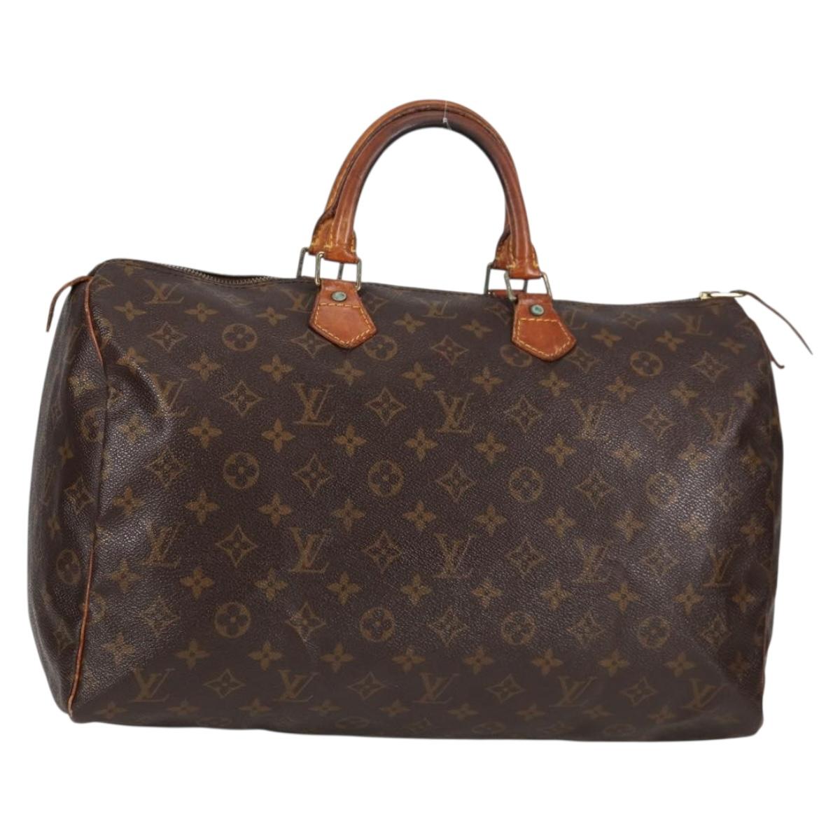 LOUIS VUITTON Monogram Speedy 40 Hand Bag M41522 LV Auth 137202