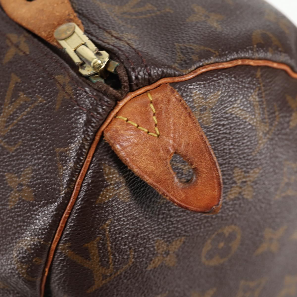 LOUIS VUITTON Monogram Speedy 40 Hand Bag M41522 LV Auth 137202