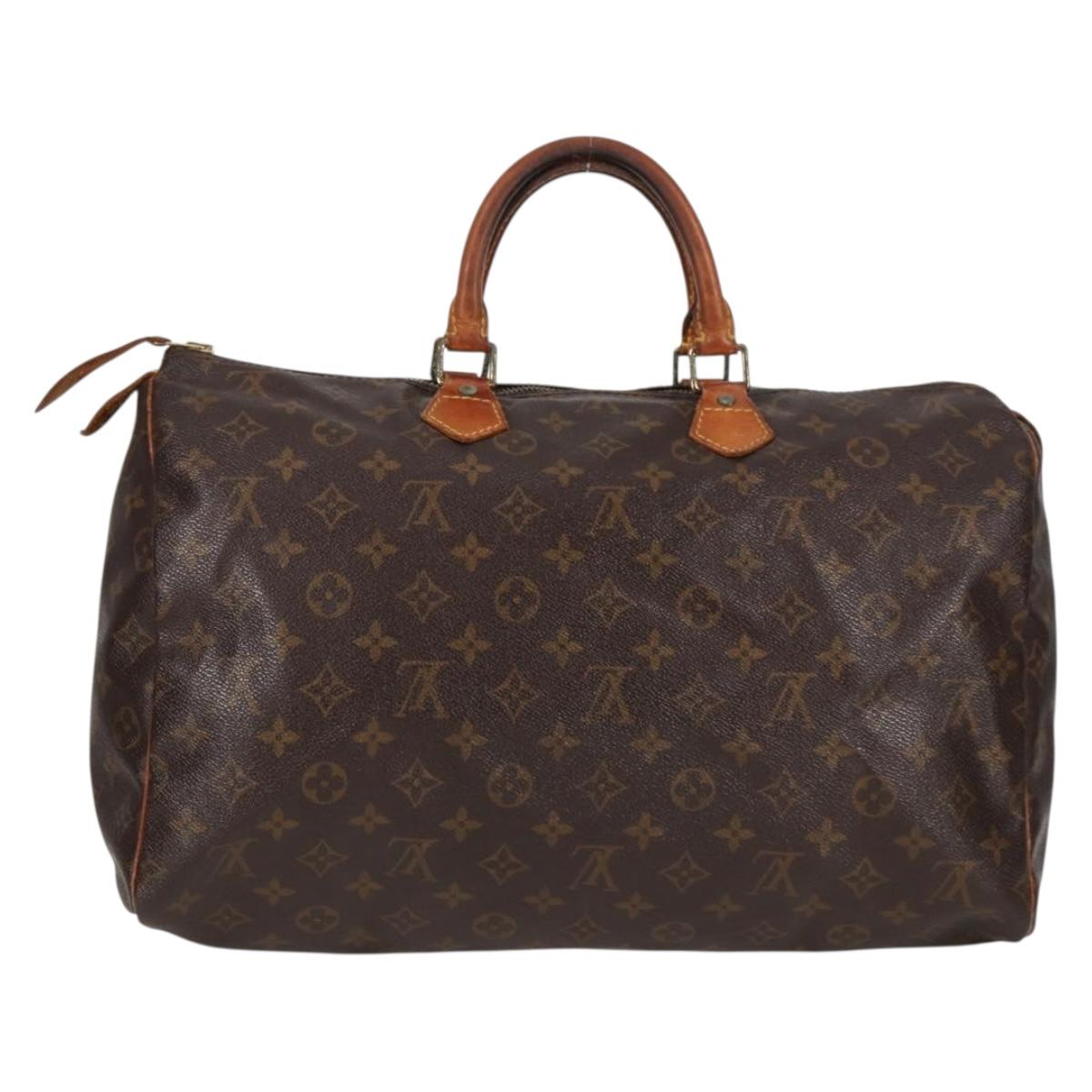 LOUIS VUITTON Monogram Speedy 40 Hand Bag M41522 LV Auth 137202