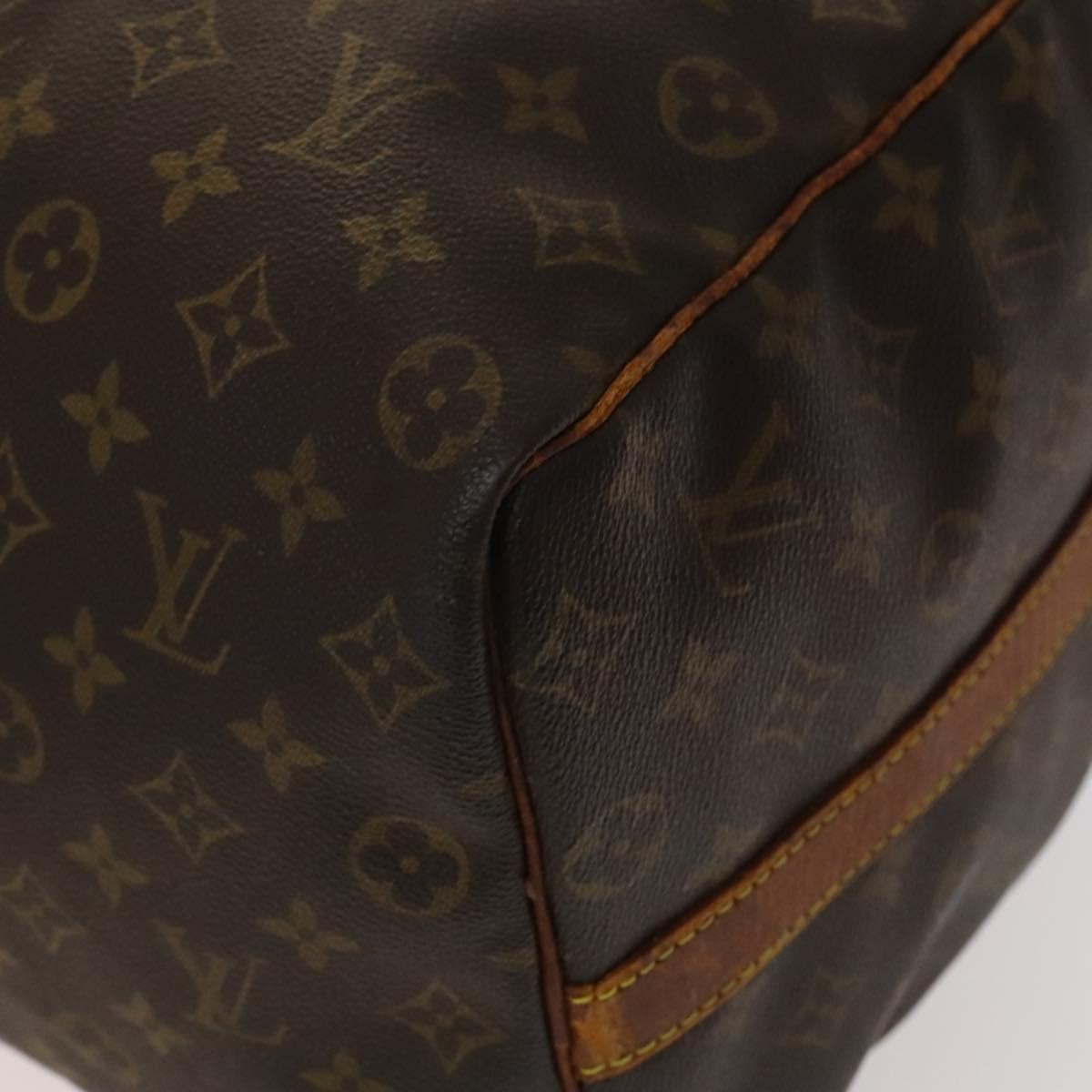 LOUIS VUITTON Monogram Keepall Bandouliere 50 Boston Bag M41416 LV Auth 137204