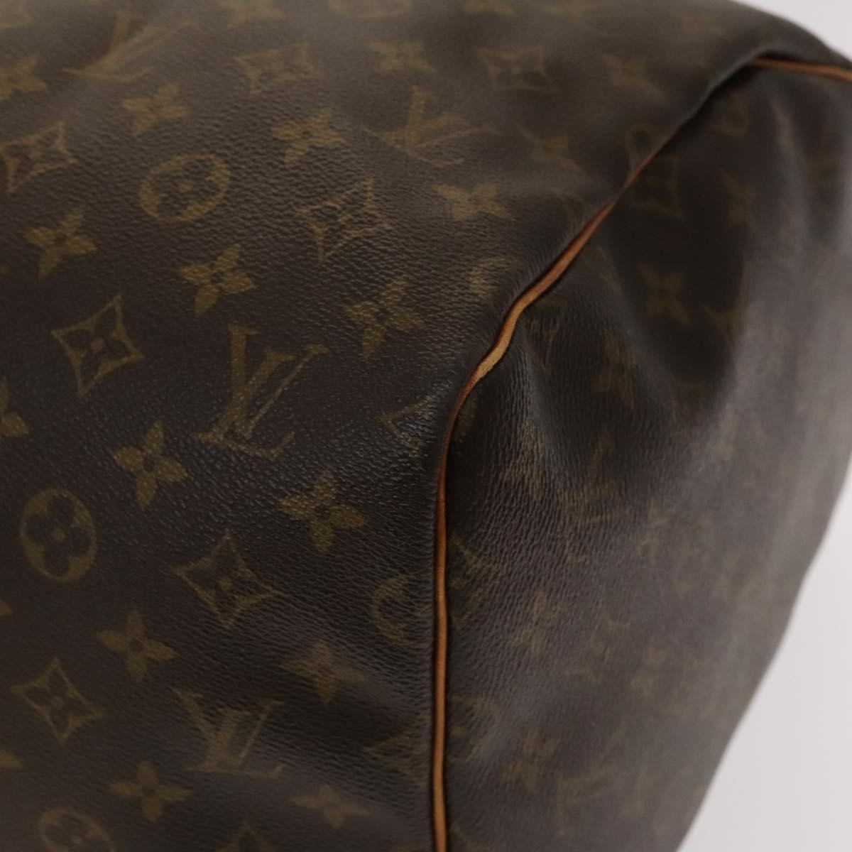 LOUIS VUITTON Monogram Keepall 55 Boston Bag M41424 LV Auth 137205