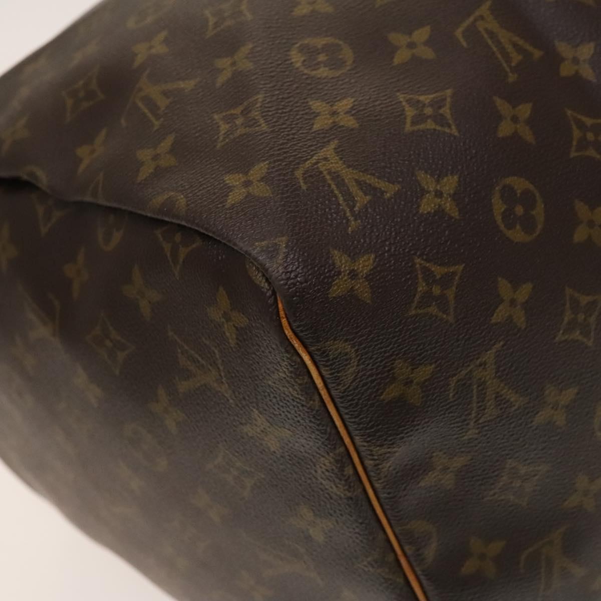 LOUIS VUITTON Monogram Keepall 55 Boston Bag M41424 LV Auth 137205