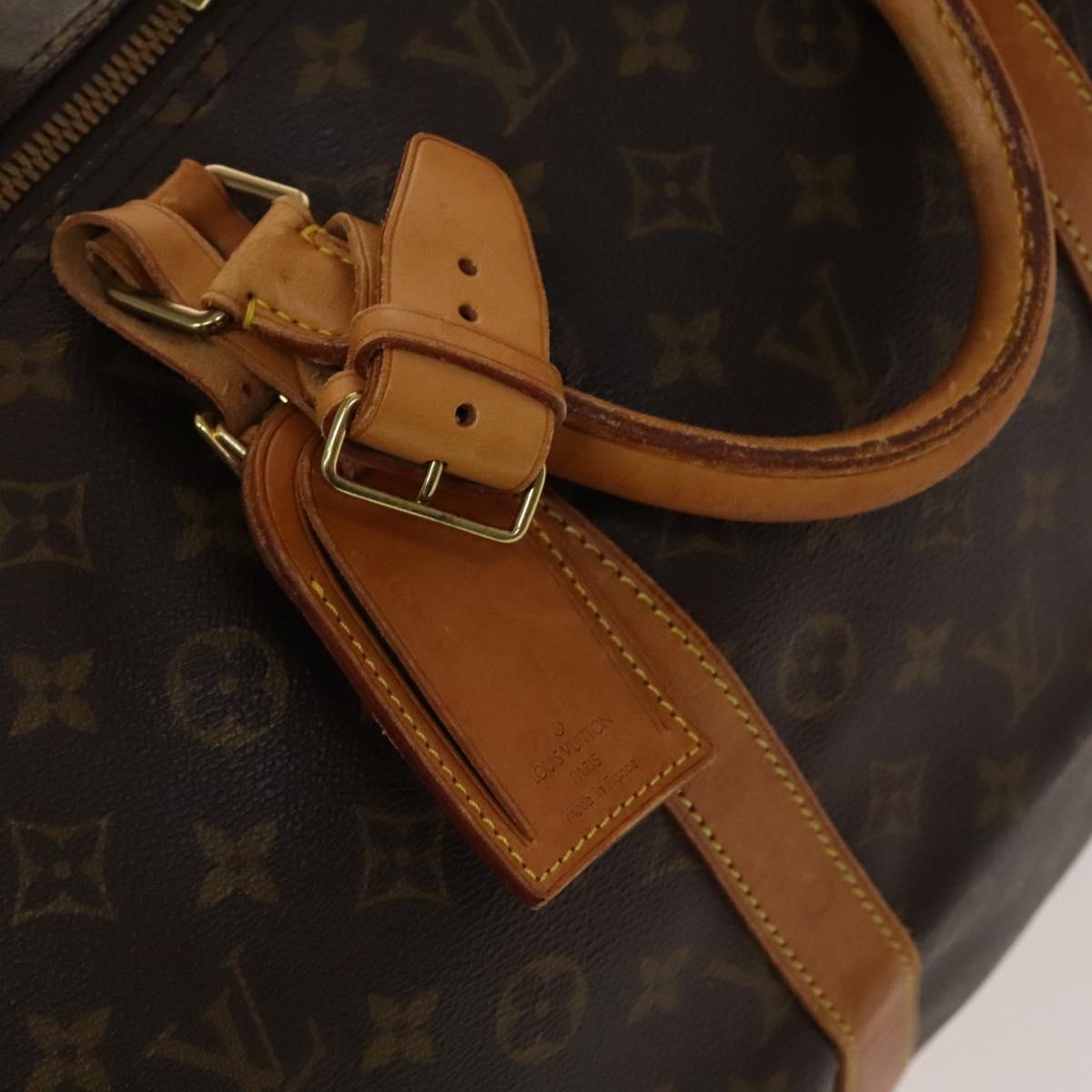 LOUIS VUITTON Monogram Keepall 55 Boston Bag M41424 LV Auth 137205