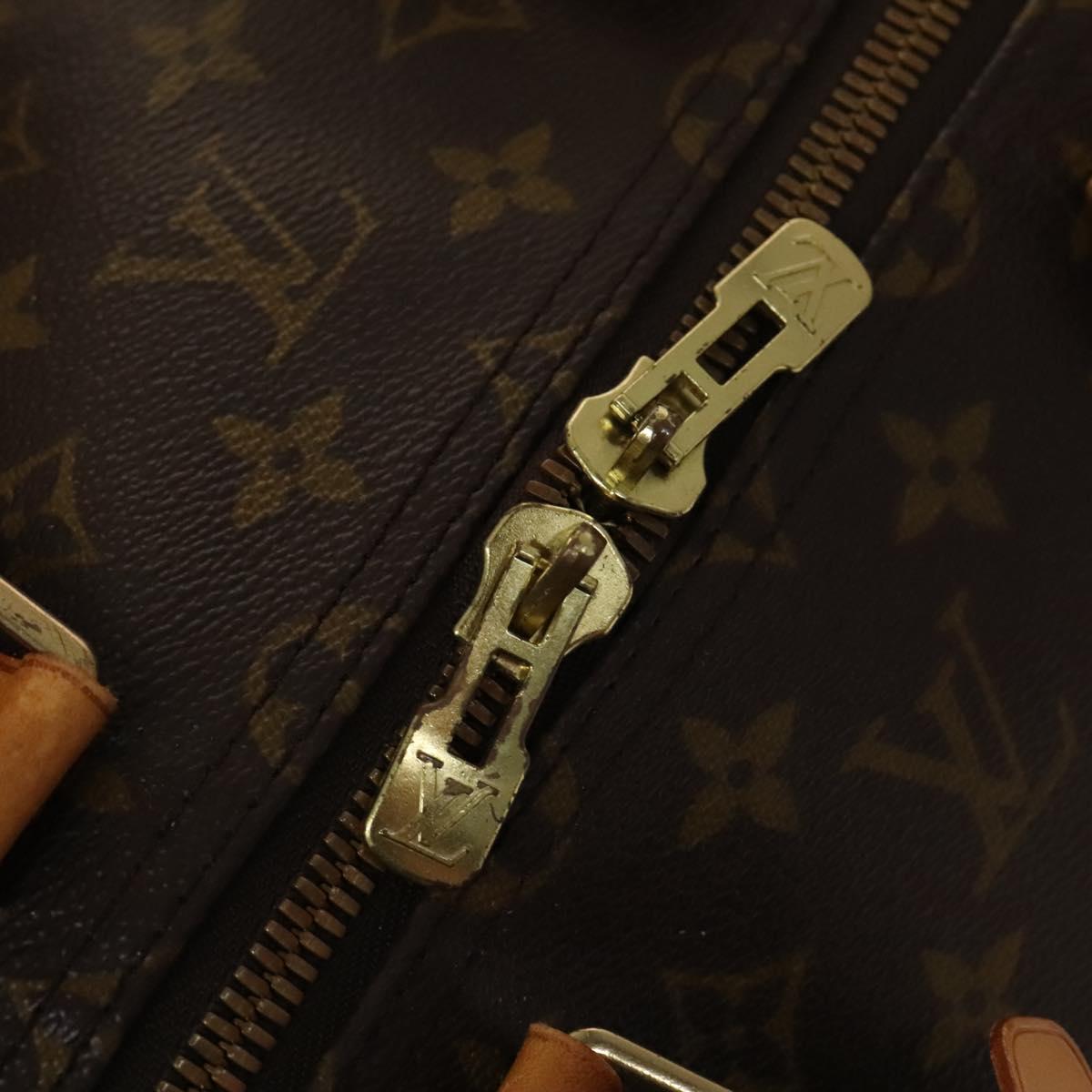 LOUIS VUITTON Monogram Keepall 55 Boston Bag M41424 LV Auth 137205