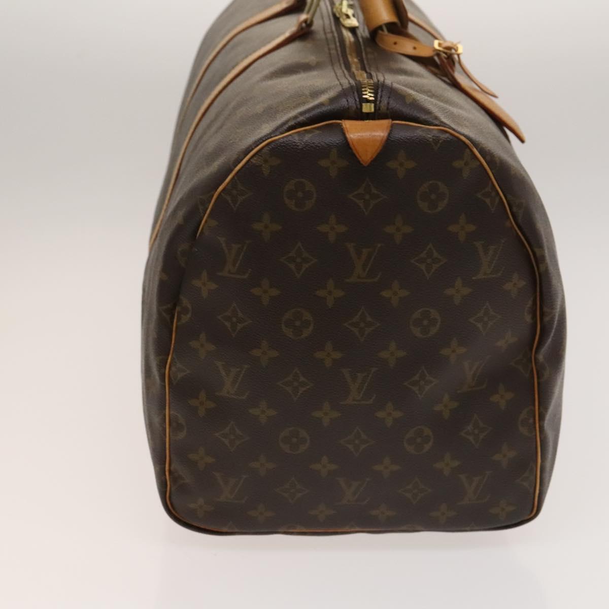 LOUIS VUITTON Monogram Keepall 55 Boston Bag M41424 LV Auth 137205