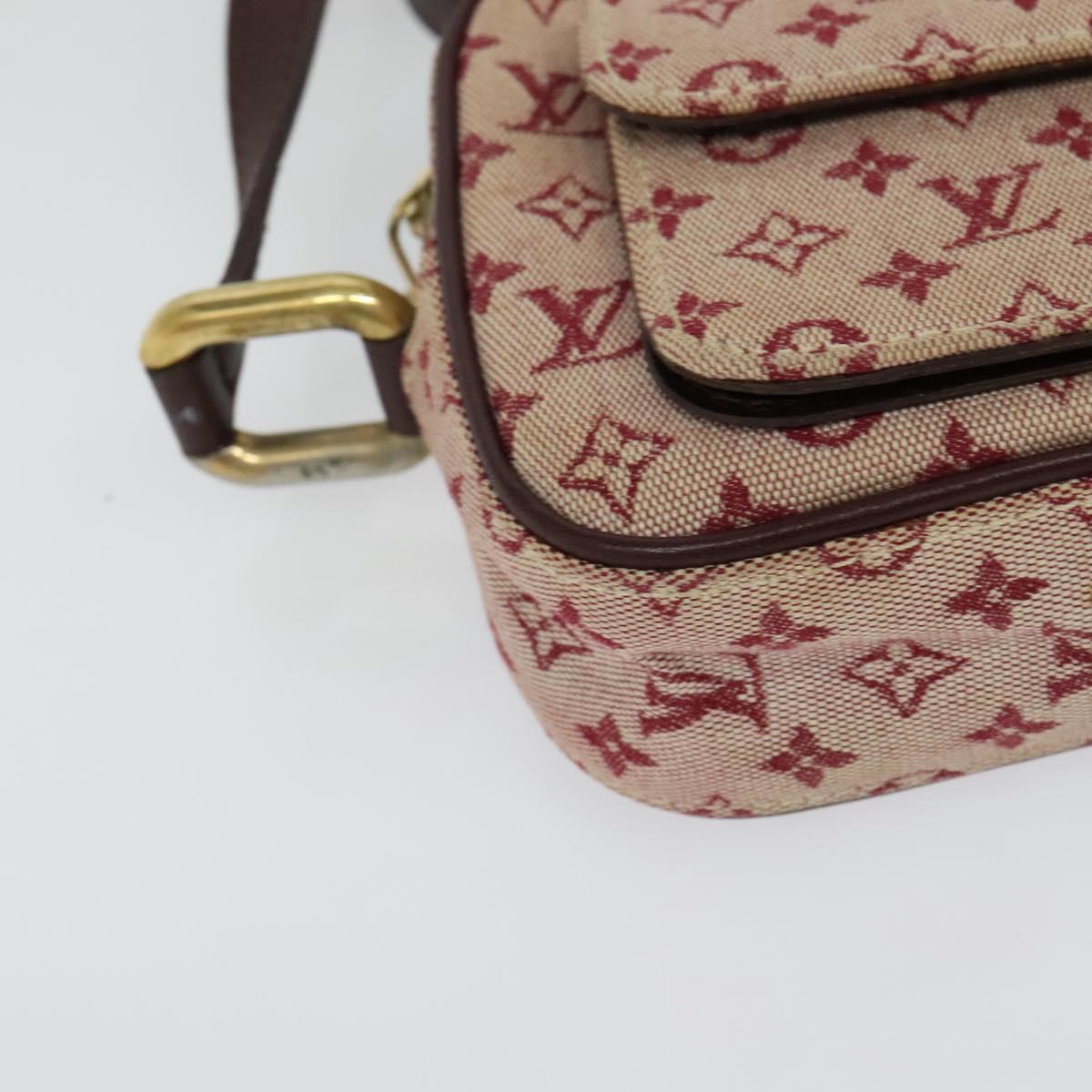 LOUIS VUITTON Monogram Mini Juliet MM Shoulder Bag Red M92219 LV Auth 137220
