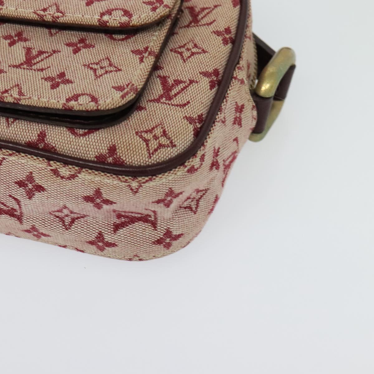 LOUIS VUITTON Monogram Mini Juliet MM Shoulder Bag Red M92219 LV Auth 137220