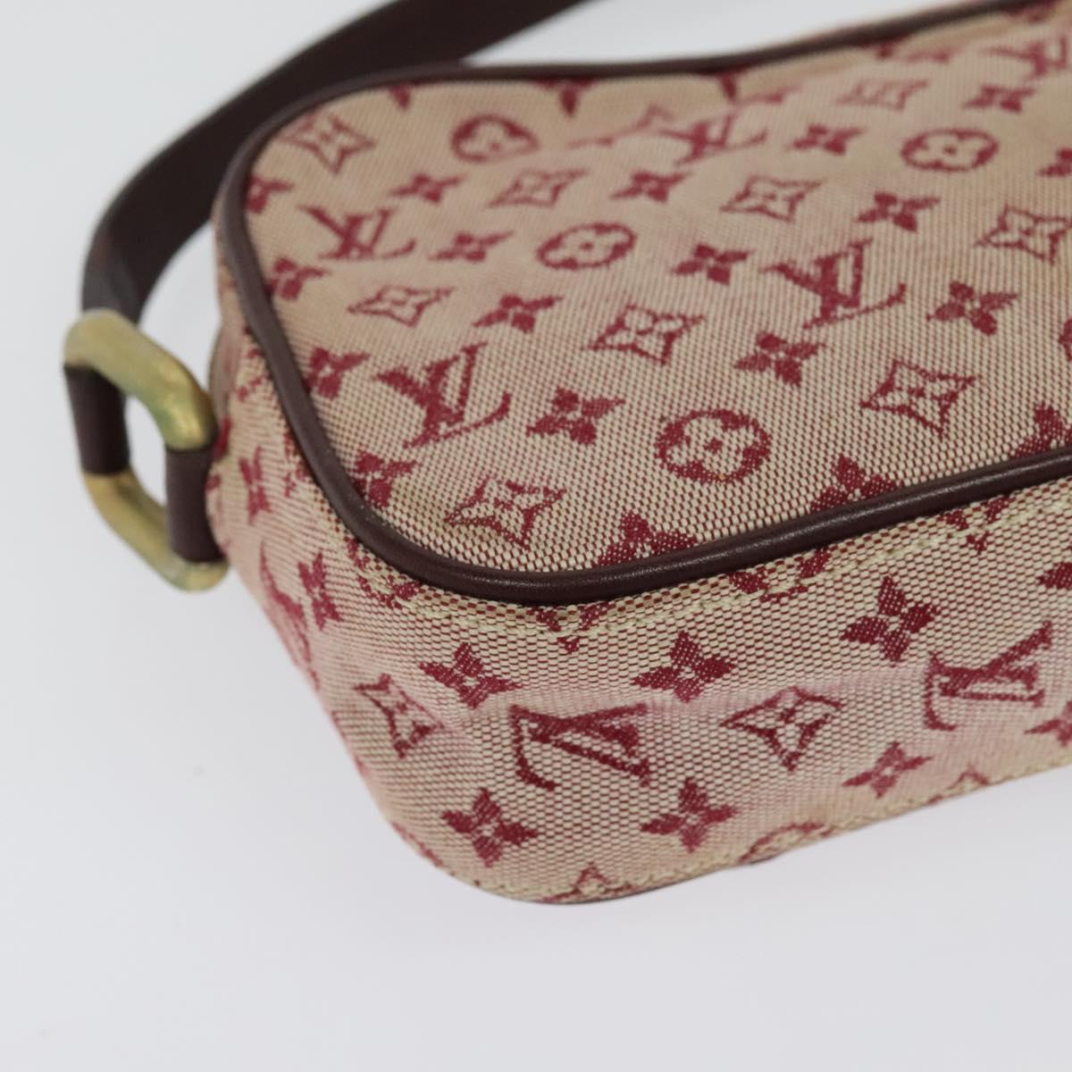 LOUIS VUITTON Monogram Mini Juliet MM Shoulder Bag Red M92219 LV Auth 137220