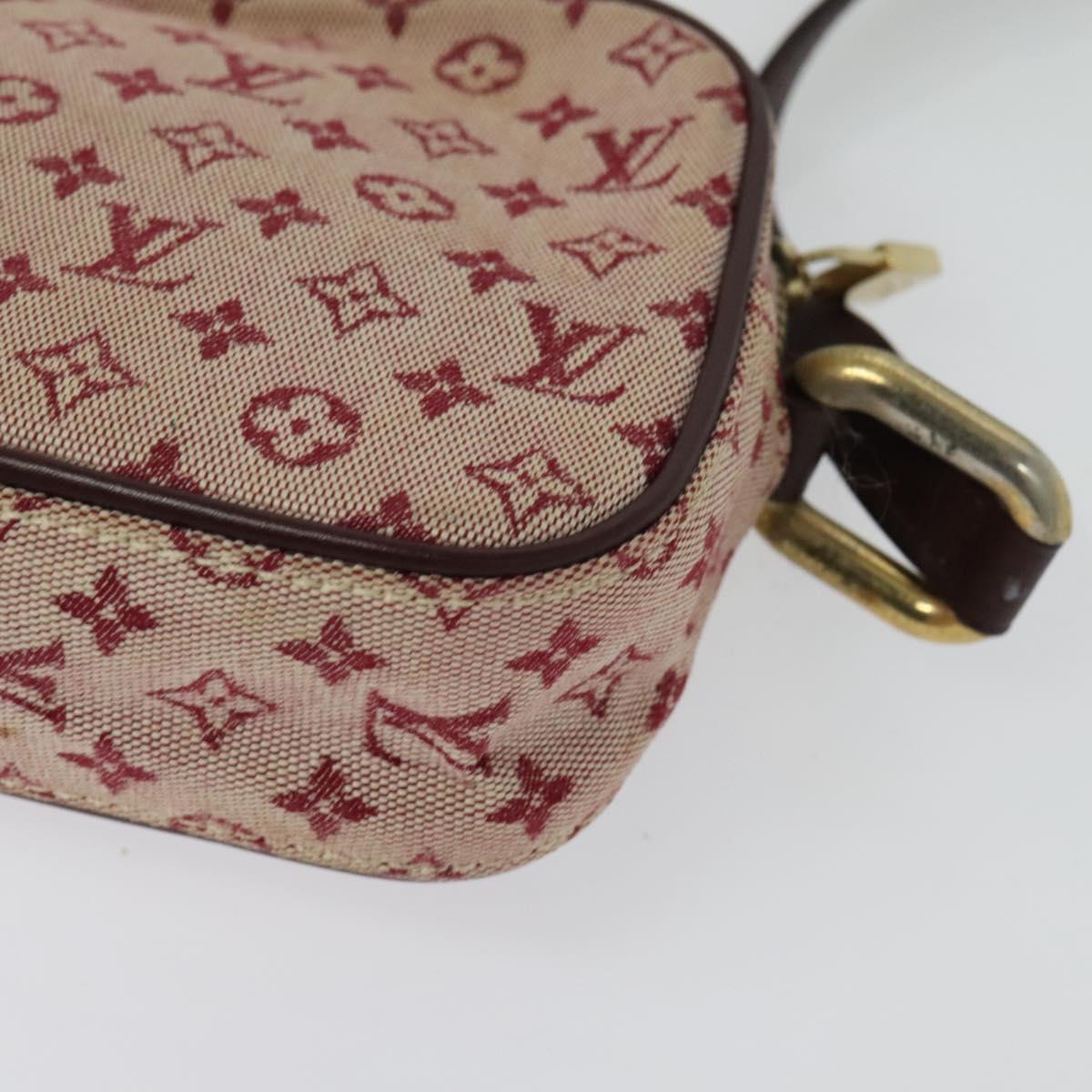 LOUIS VUITTON Monogram Mini Juliet MM Shoulder Bag Red M92219 LV Auth 137220