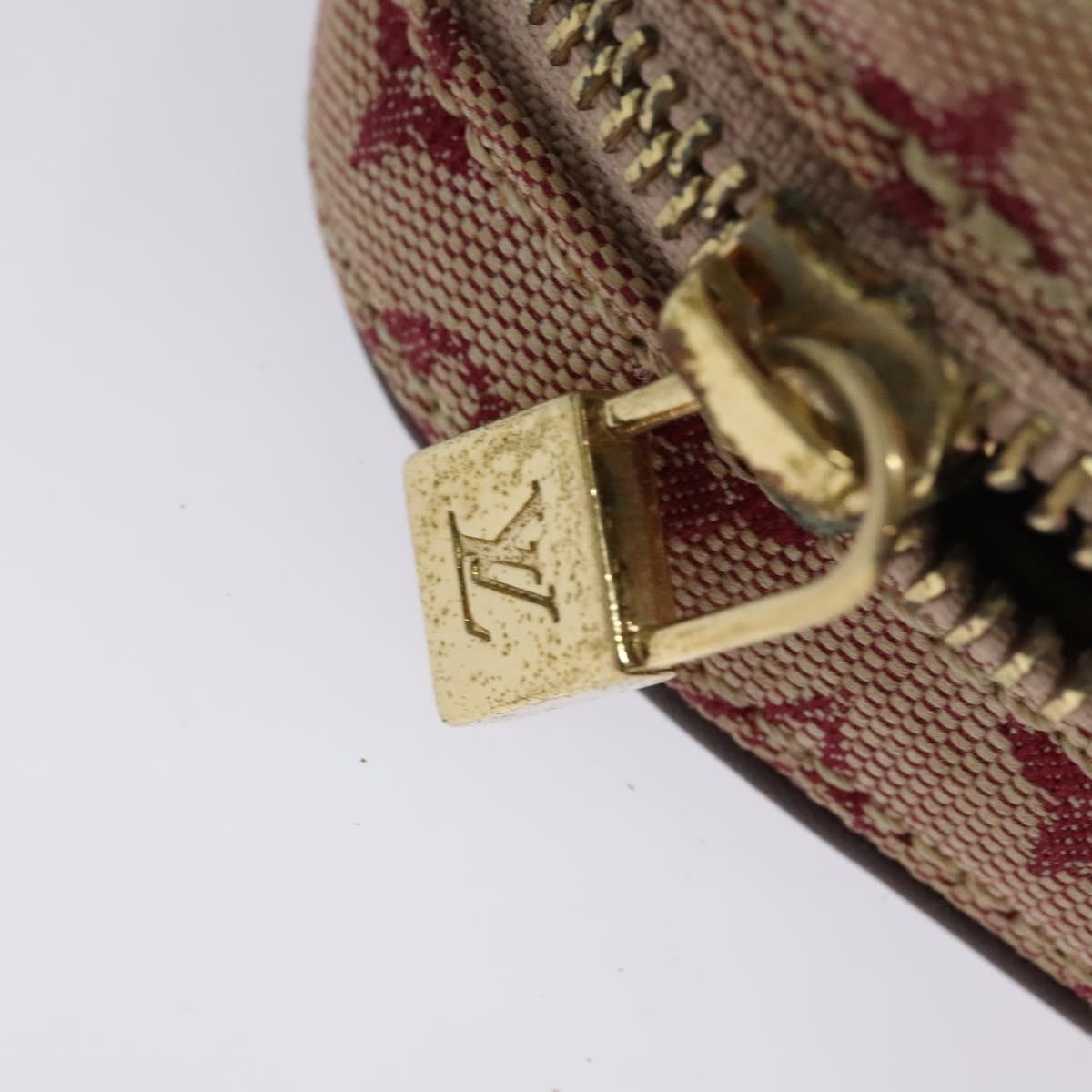 LOUIS VUITTON Monogram Mini Juliet MM Shoulder Bag Red M92219 LV Auth 137220