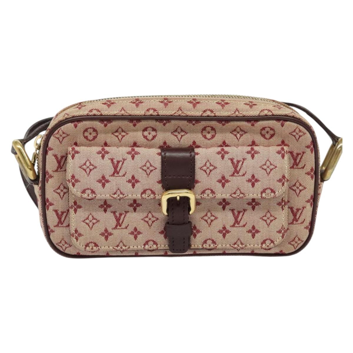 LOUIS VUITTON Monogram Mini Juliet MM Shoulder Bag Red M92219 LV Auth 137220