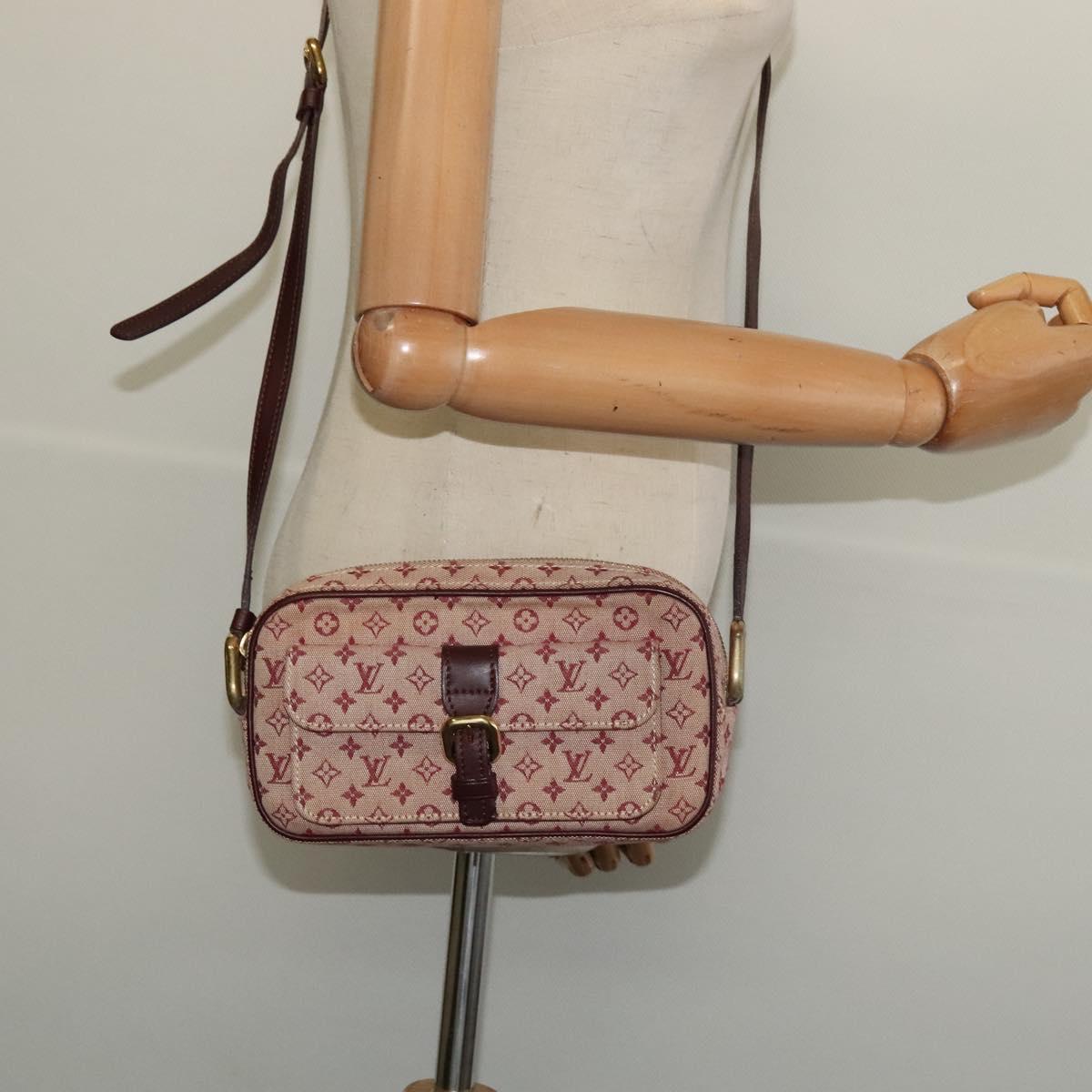 LOUIS VUITTON Monogram Mini Juliet MM Shoulder Bag Red M92219 LV Auth 137220