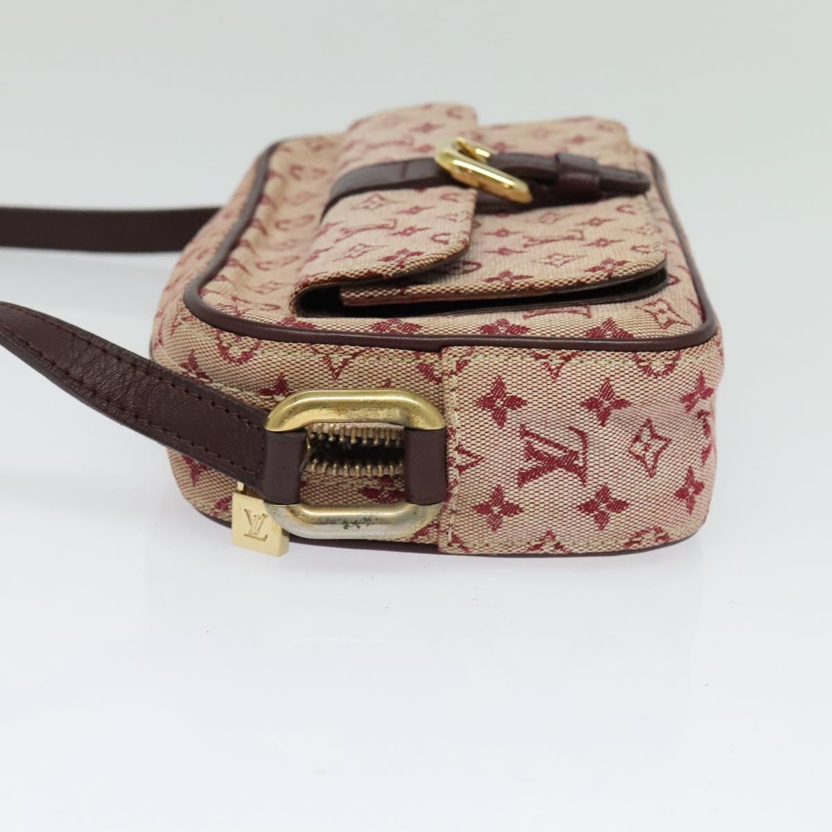 LOUIS VUITTON Monogram Mini Juliet MM Shoulder Bag Red M92219 LV Auth 137220