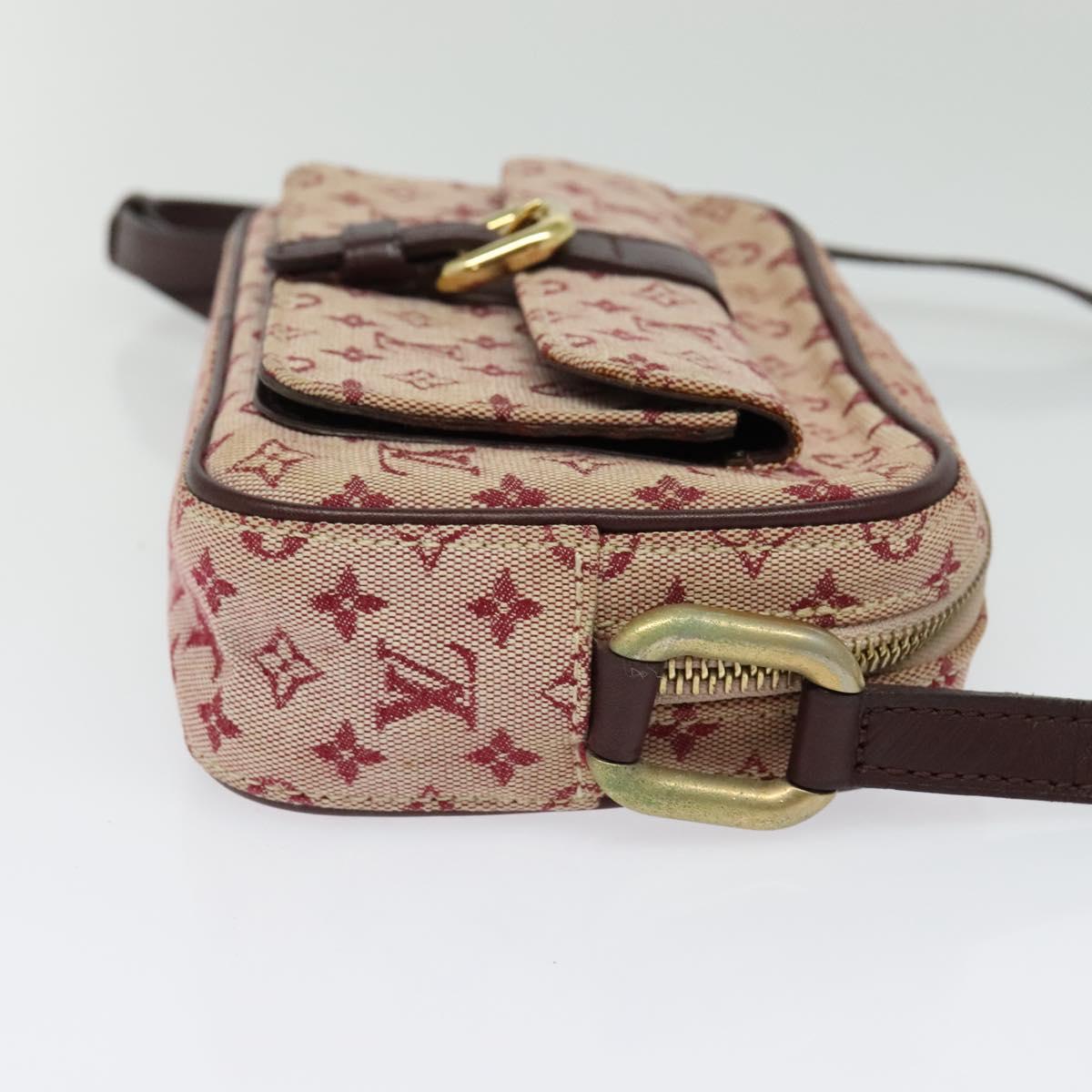LOUIS VUITTON Monogram Mini Juliet MM Shoulder Bag Red M92219 LV Auth 137220