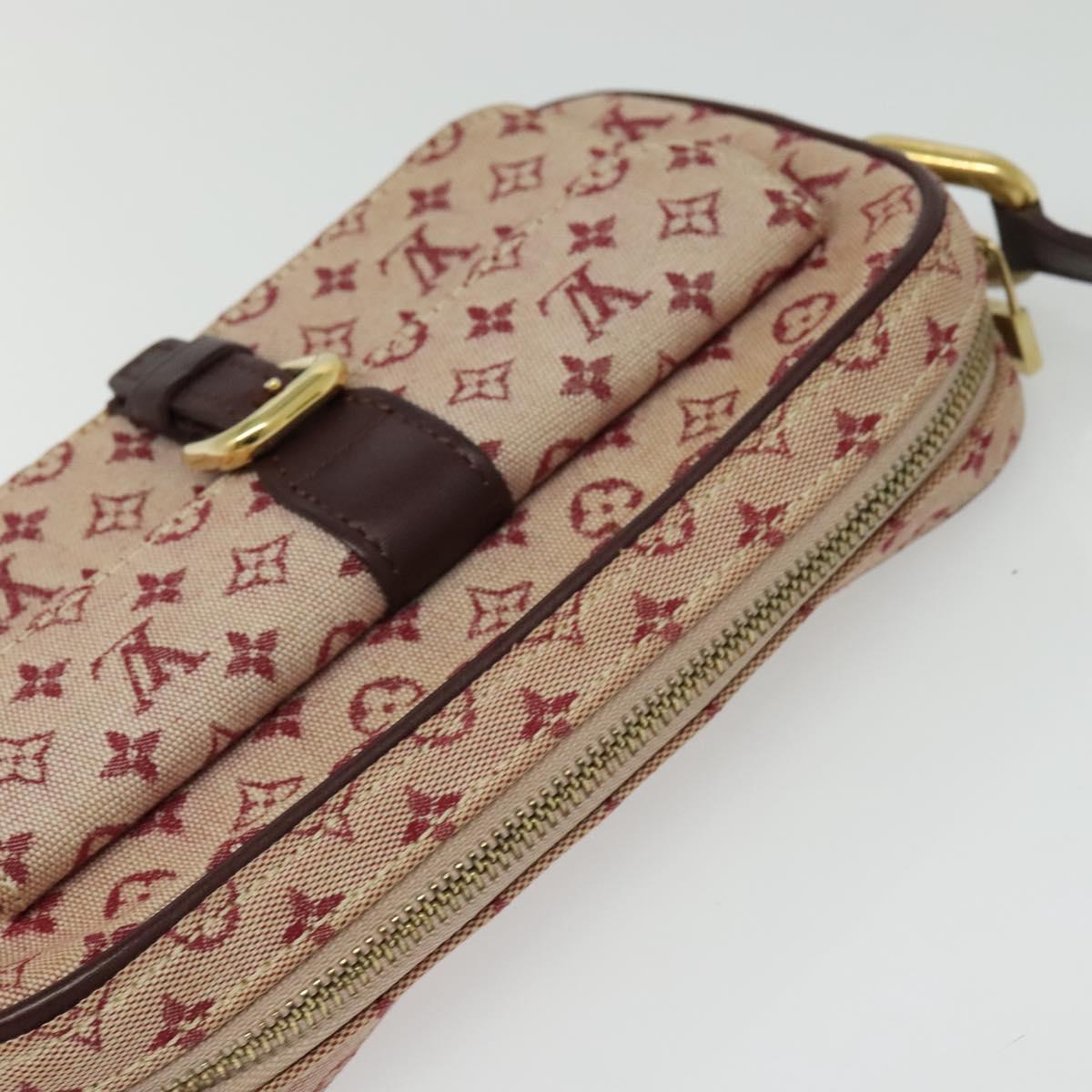 LOUIS VUITTON Monogram Mini Juliet MM Shoulder Bag Red M92219 LV Auth 137220
