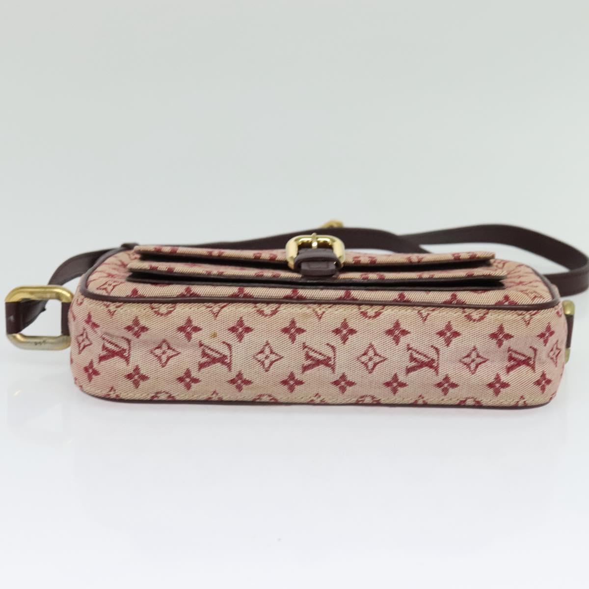 LOUIS VUITTON Monogram Mini Juliet MM Shoulder Bag Red M92219 LV Auth 137220