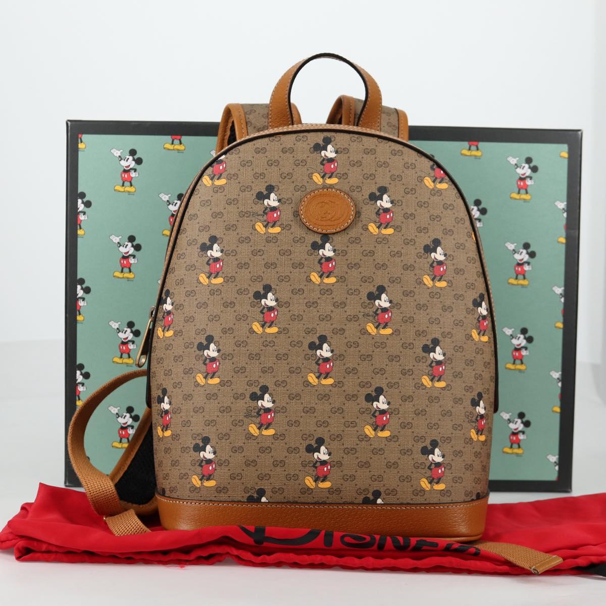 GUCCI Micro GG Supreme Disney Collaboration Backpack PVC 552884 Auth 137237M