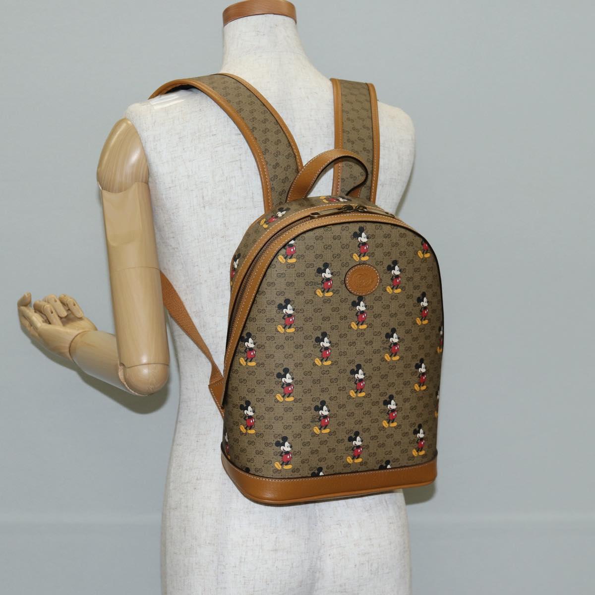GUCCI Micro GG Supreme Disney Collaboration Backpack PVC 552884 Auth 137237M