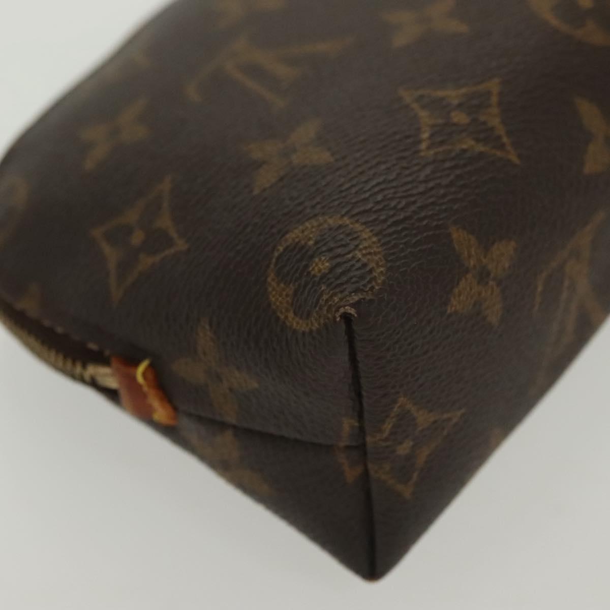 LOUIS VUITTON Monogram Pochette Cosmetic PM Pouch M43998 LV Auth 137257
